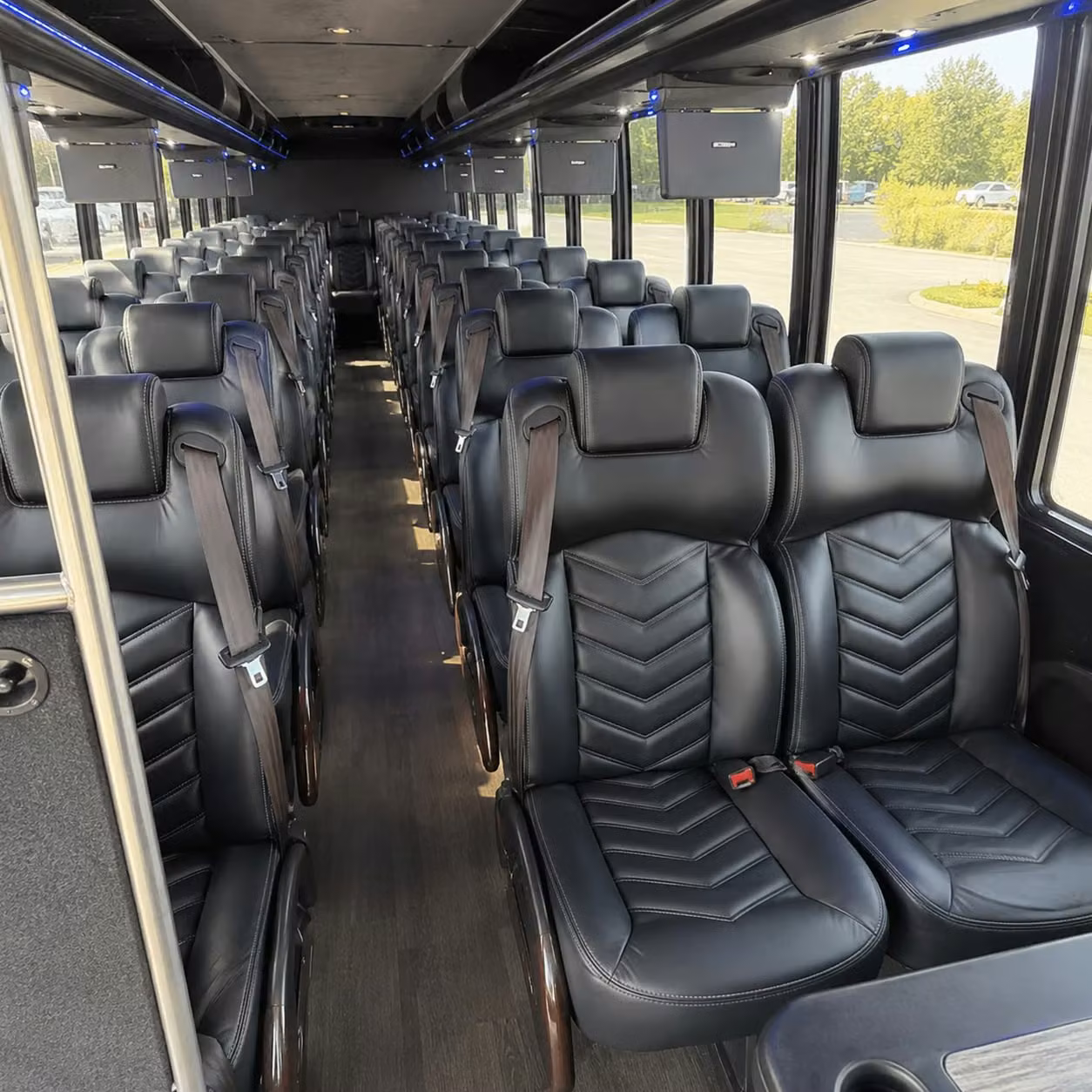 25 passenger minibus inside