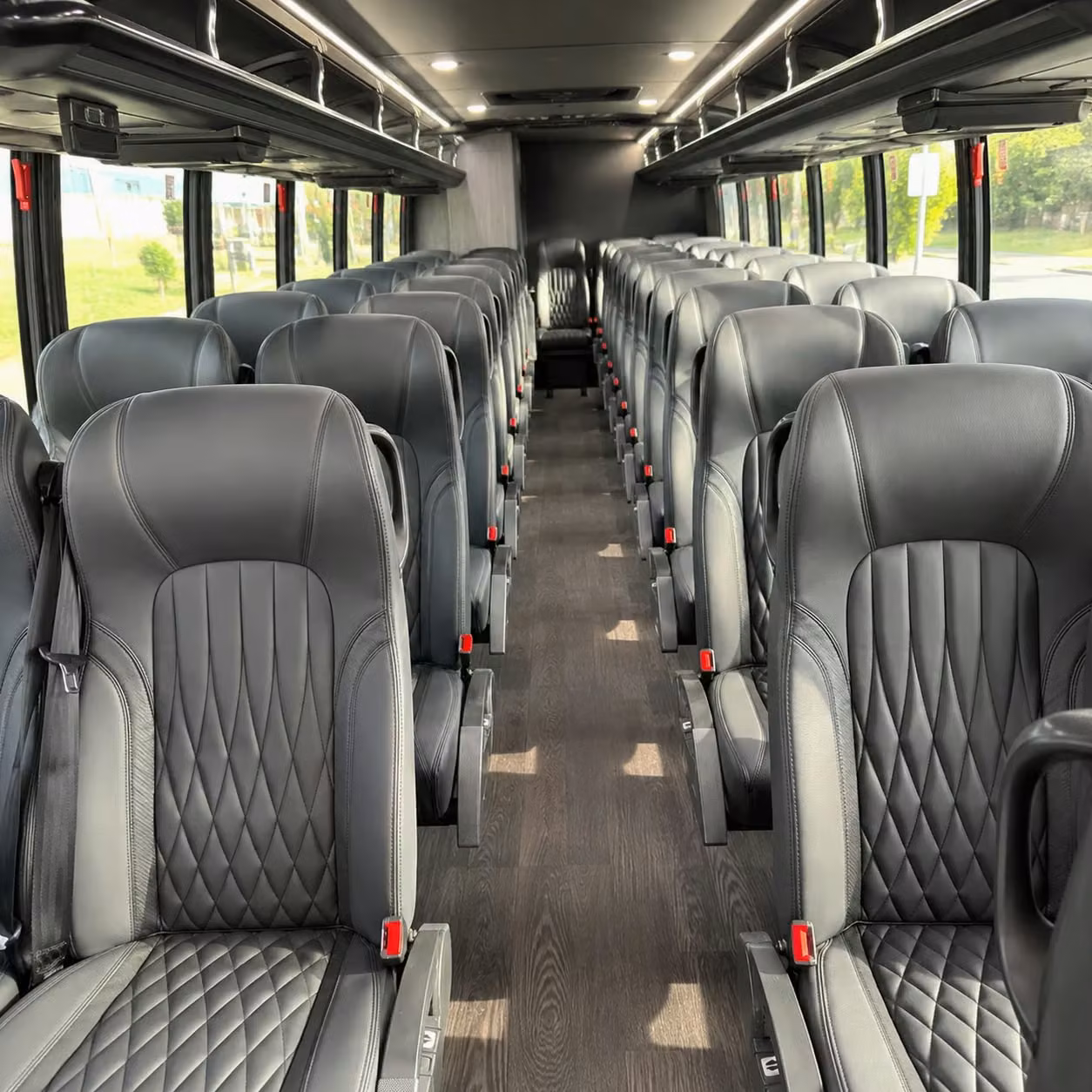 35 passenger minibus inside