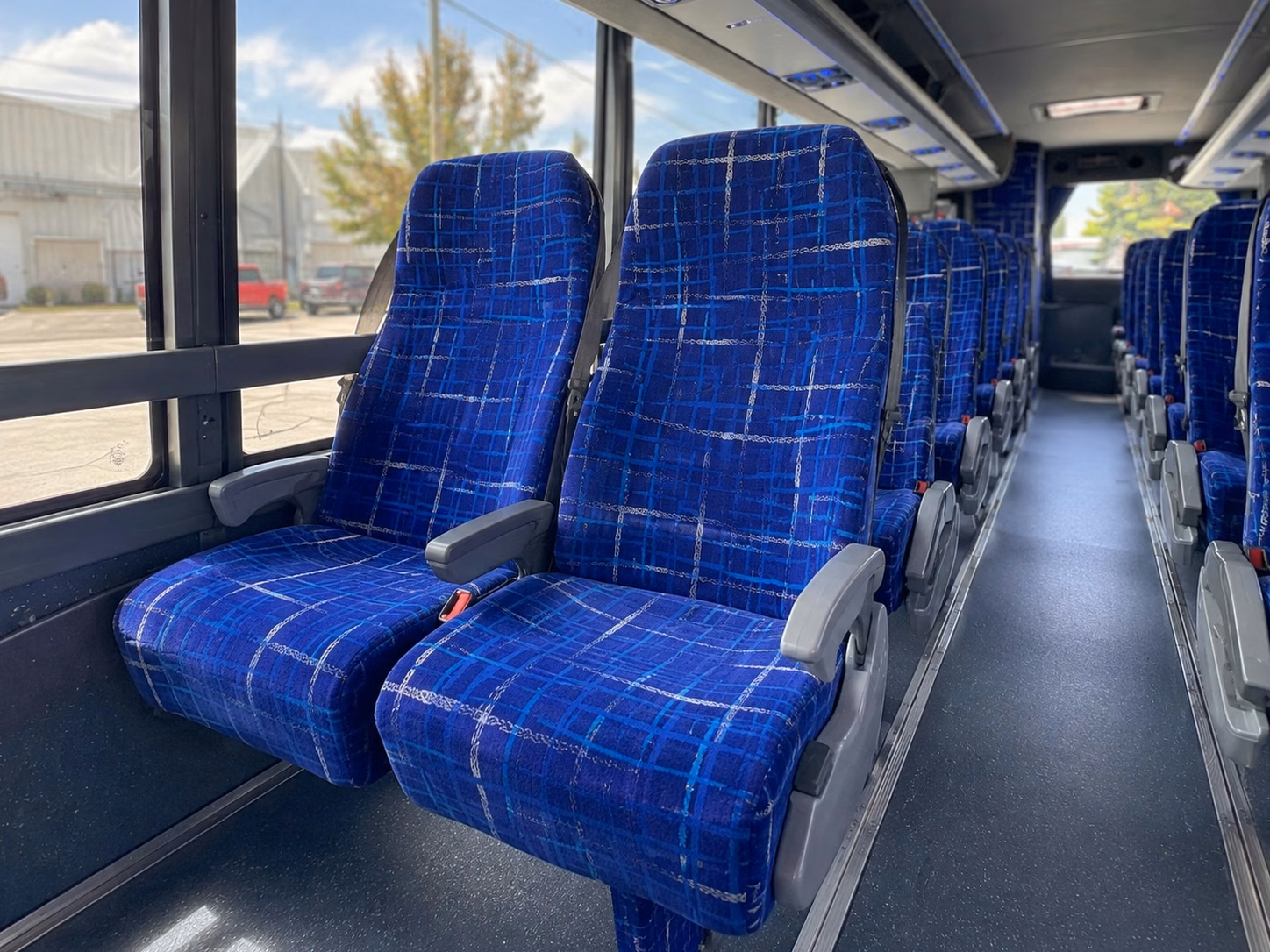 miramar charter bus rental interior