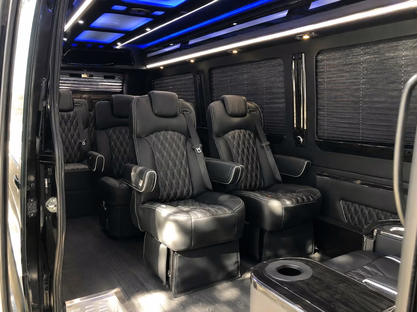 sprinter van with driver interior